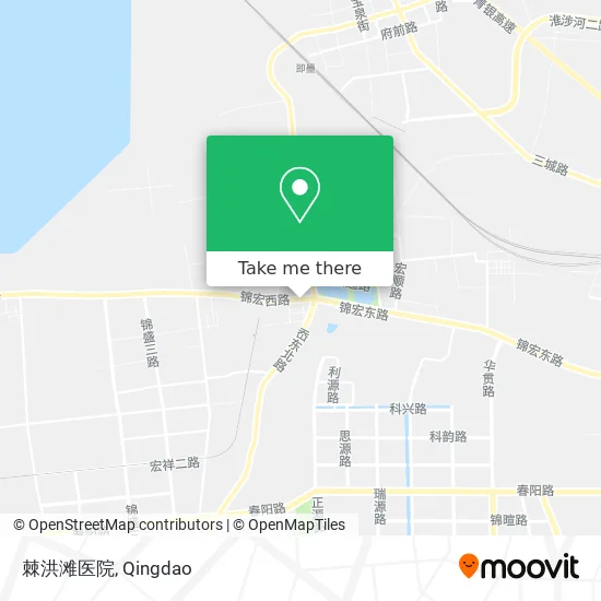 棘洪滩医院 map