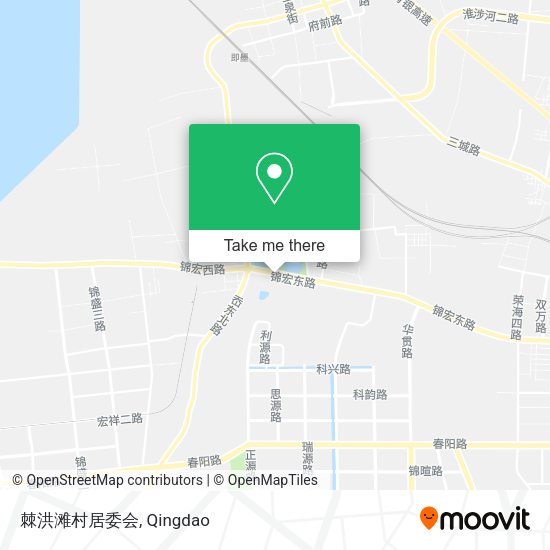 棘洪滩村居委会 map