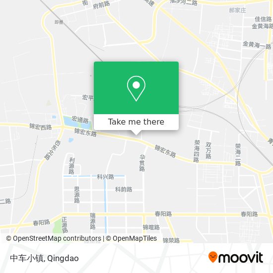 中车小镇 map
