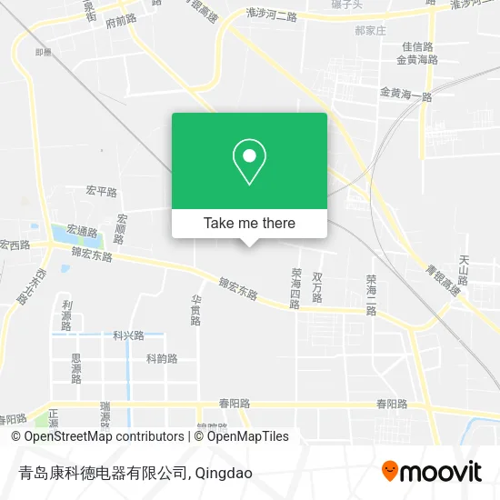 青岛康科德电器有限公司 map
