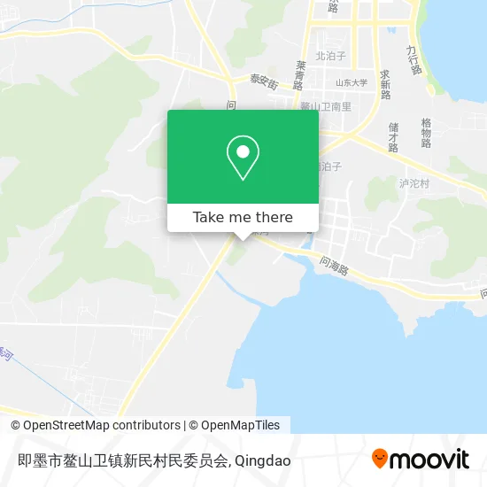 即墨市鳌山卫镇新民村民委员会 map