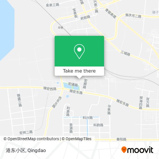 港东小区 map