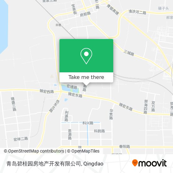 青岛碧桂园房地产开发有限公司 map