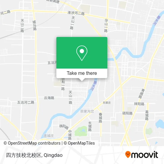 四方技校北校区 map