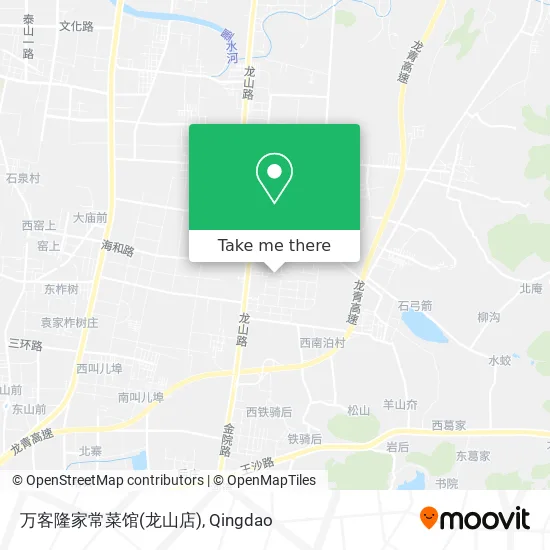万客隆家常菜馆(龙山店) map