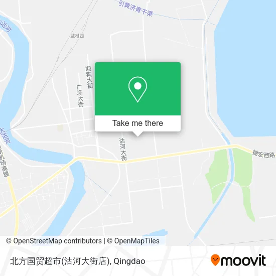 北方国贸超市(沽河大街店) map