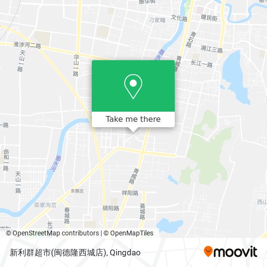新利群超市(闽德隆西城店) map