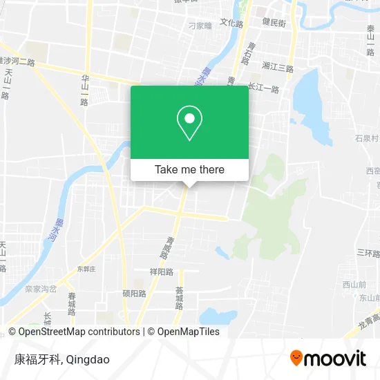 康福牙科 map