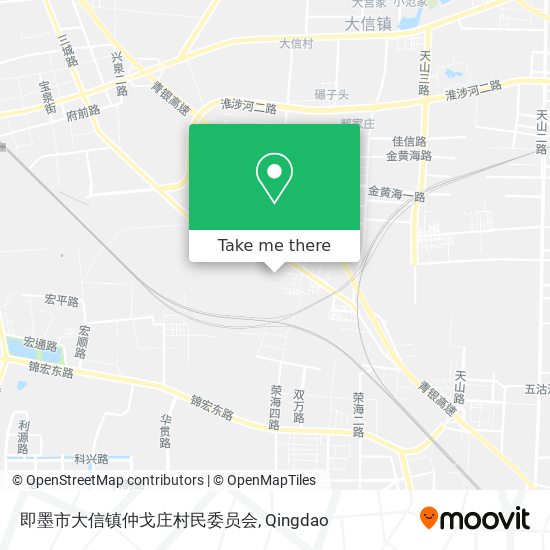 即墨市大信镇仲戈庄村民委员会 map