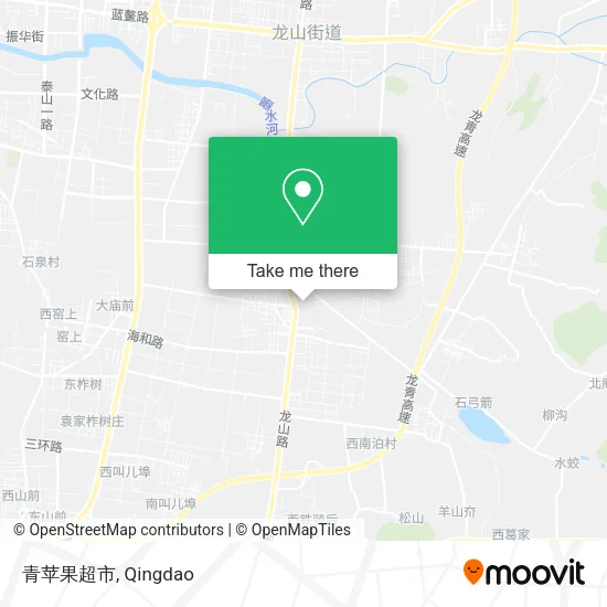青苹果超市 map