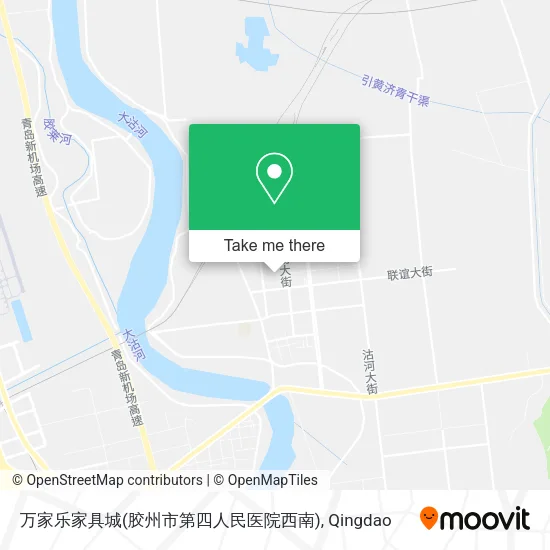 万家乐家具城(胶州市第四人民医院西南) map