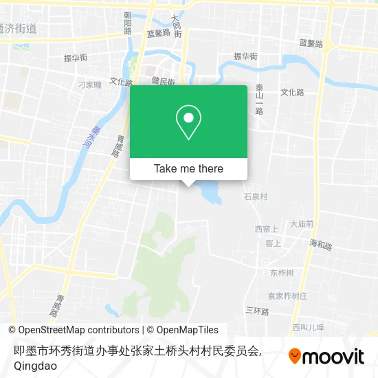 即墨市环秀街道办事处张家土桥头村村民委员会 map