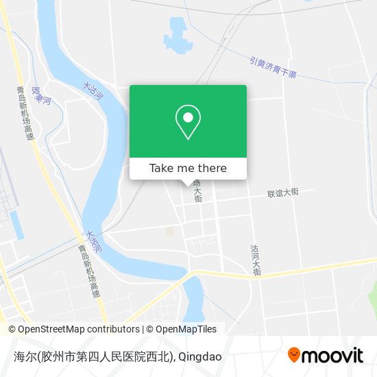 海尔(胶州市第四人民医院西北) map