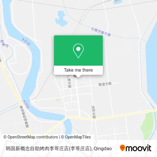 韩国新概念自助烤肉李哥庄店 map