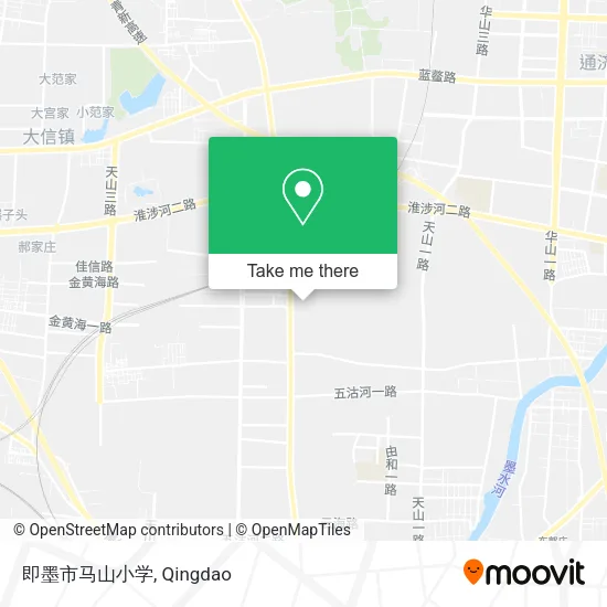 即墨市马山小学 map