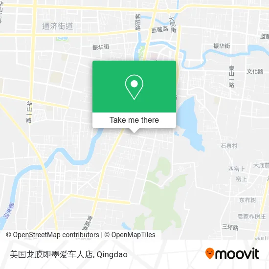 美国龙膜即墨爱车人店 map