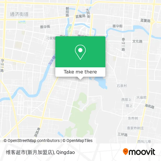 维客超市(新月加盟店) map