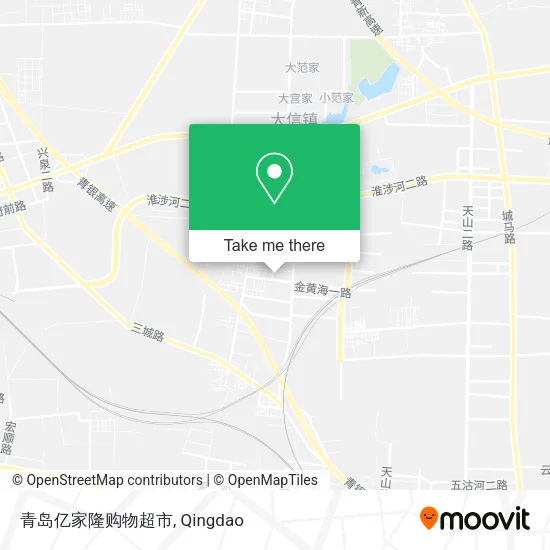 青岛亿家隆购物超市 map