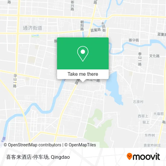 喜客来酒店-停车场 map
