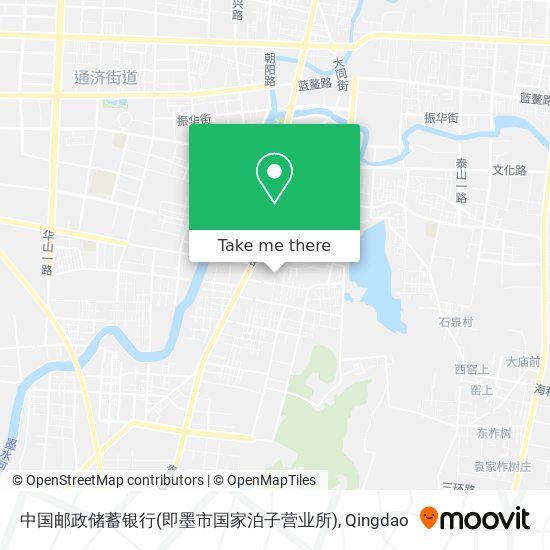 中国邮政储蓄银行(即墨市国家泊子营业所) map