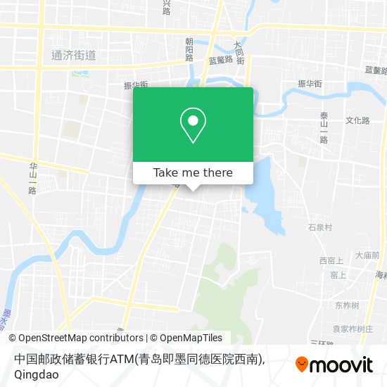 中国邮政储蓄银行ATM(青岛即墨同德医院西南) map