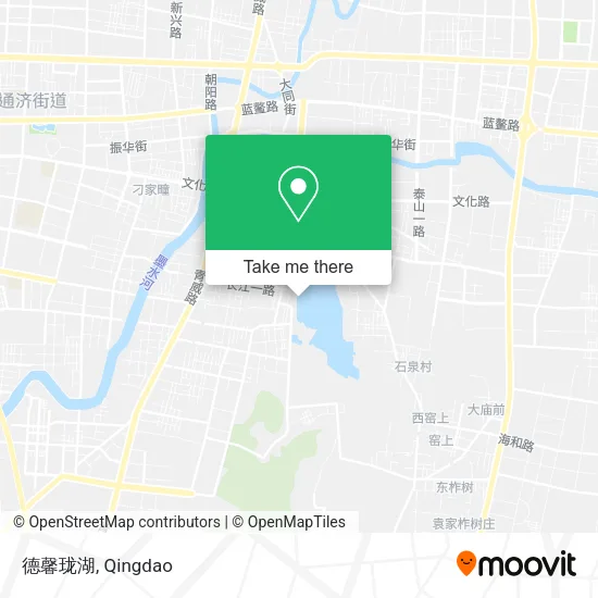 德馨珑湖 map
