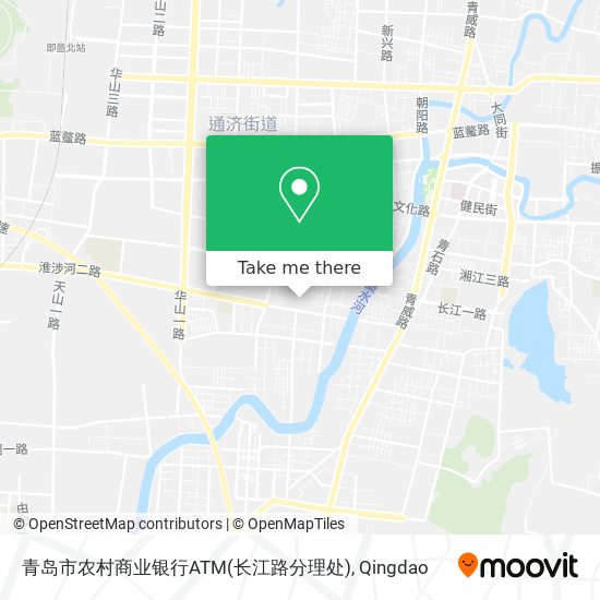 青岛市农村商业银行ATM(长江路分理处) map