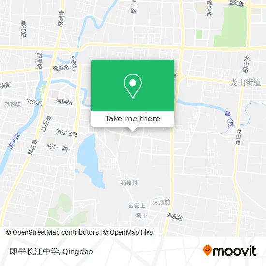 即墨长江中学 map