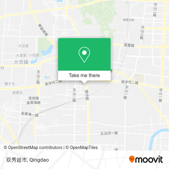 双秀超市 map