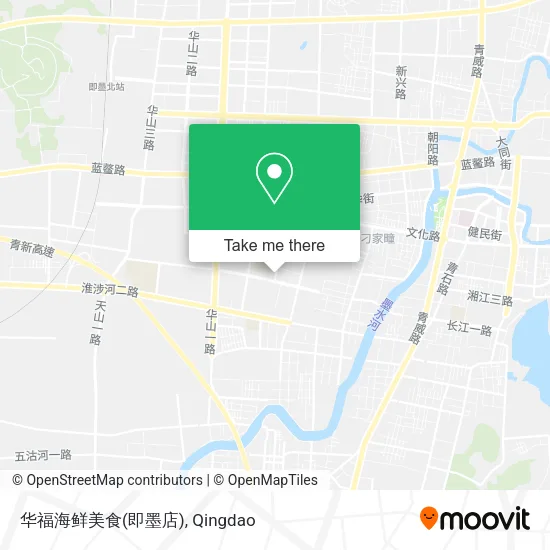 华福海鲜美食(即墨店) map
