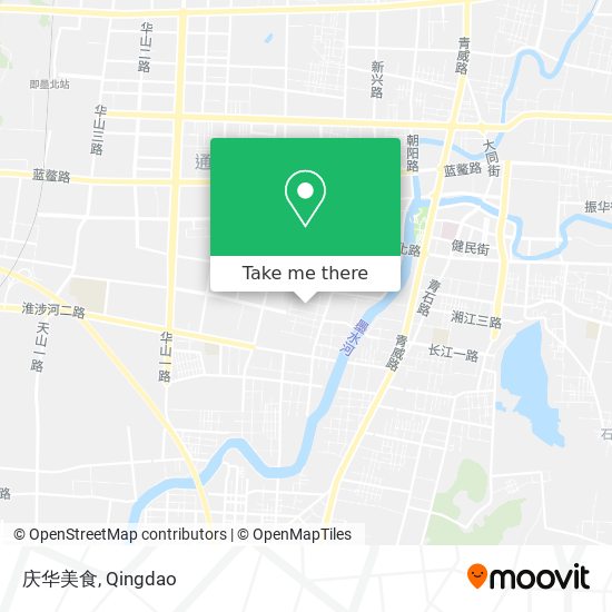 庆华美食 map
