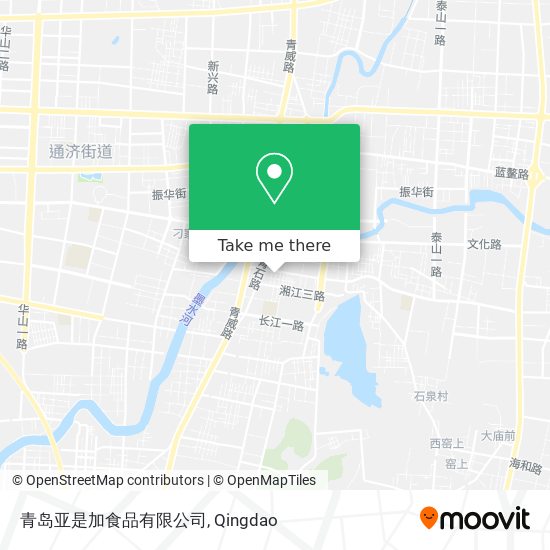 青岛亚是加食品有限公司 map