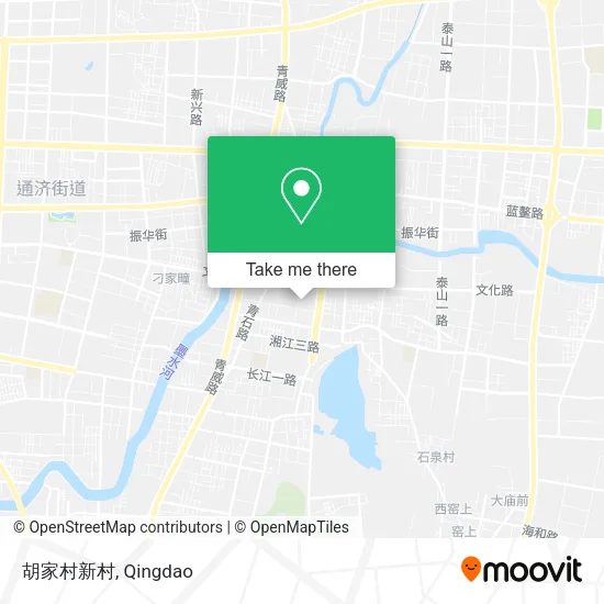 胡家村新村 map