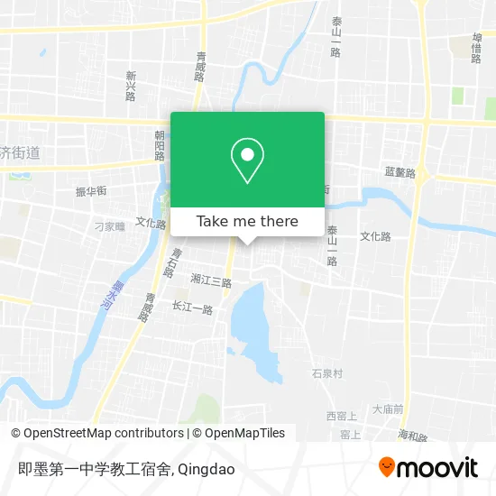 即墨第一中学教工宿舍 map