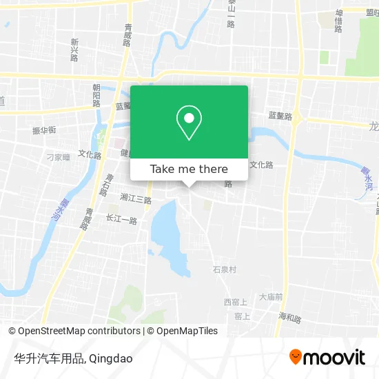 华升汽车用品 map