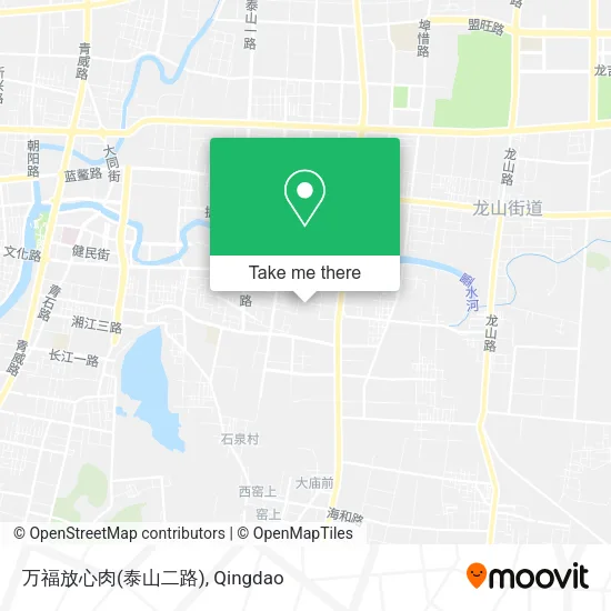 万福放心肉(泰山二路) map