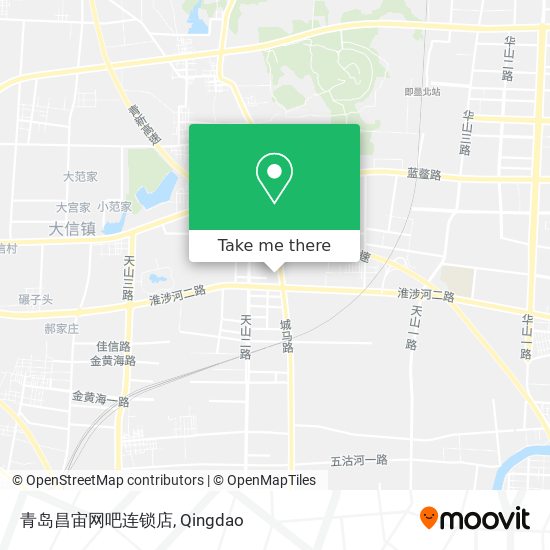 青岛昌宙网吧连锁店 map