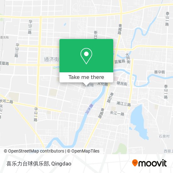 喜乐力台球俱乐部 map