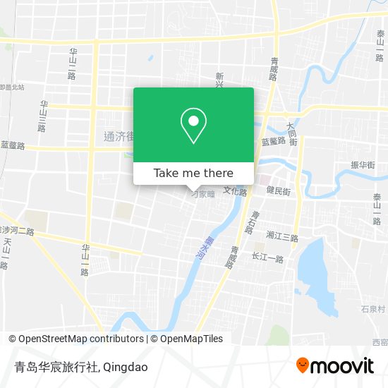青岛华宸旅行社 map