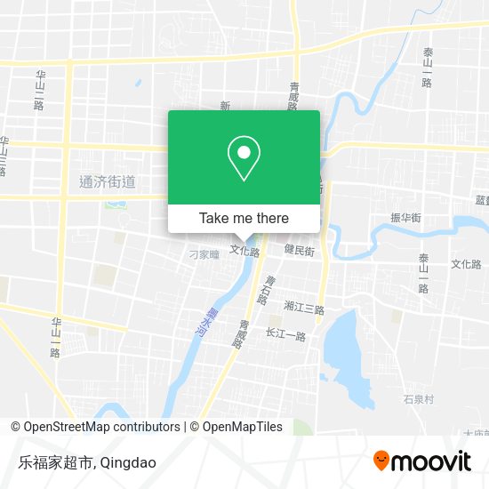 乐福家超市 map