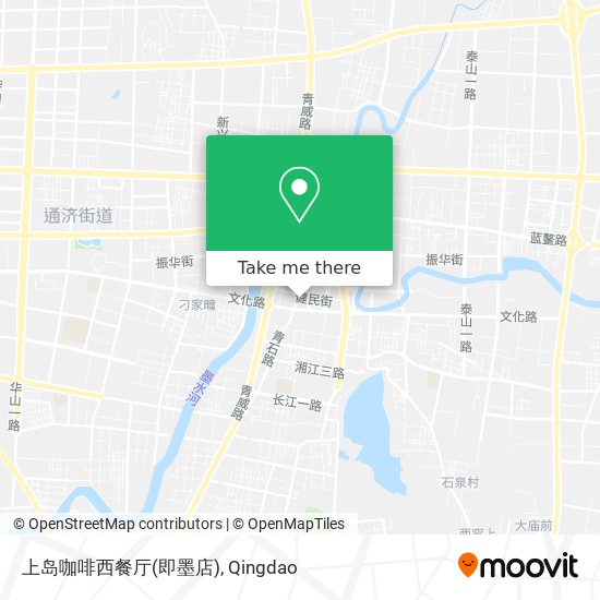 上岛咖啡西餐厅(即墨店) map