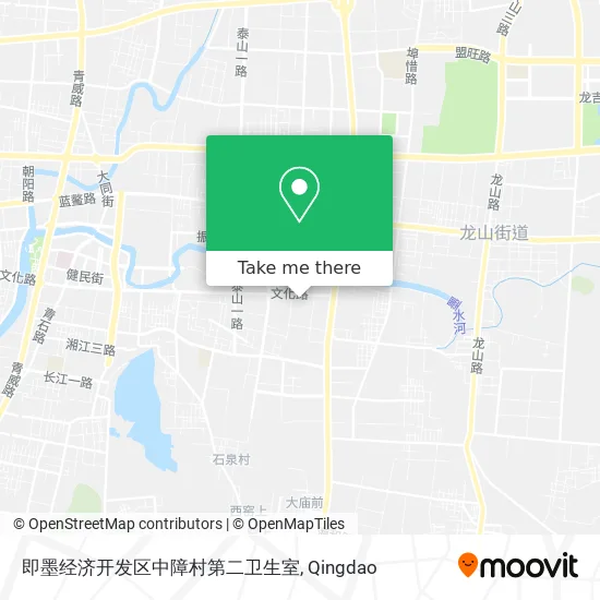 即墨经济开发区中障村第二卫生室 map