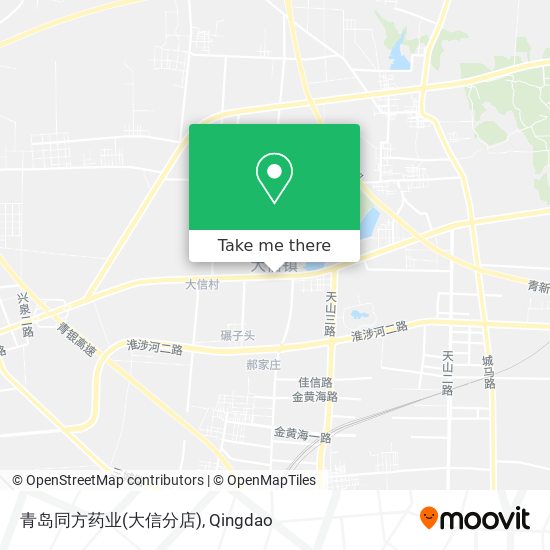 青岛同方药业(大信分店) map