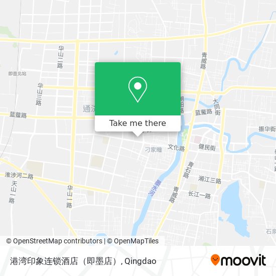港湾印象连锁酒店（即墨店） map