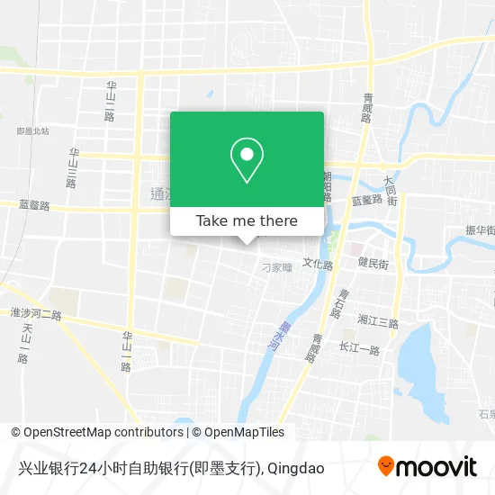 兴业银行24小时自助银行(即墨支行) map