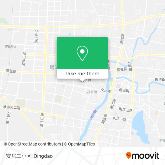 安居二小区 map