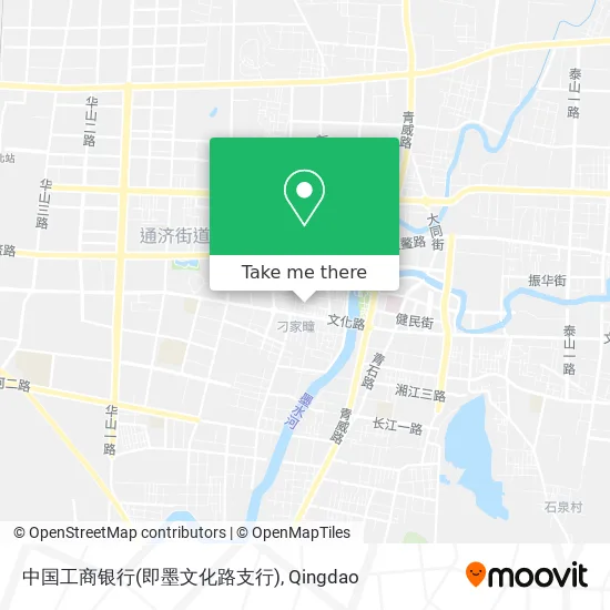 中国工商银行(即墨文化路支行) map