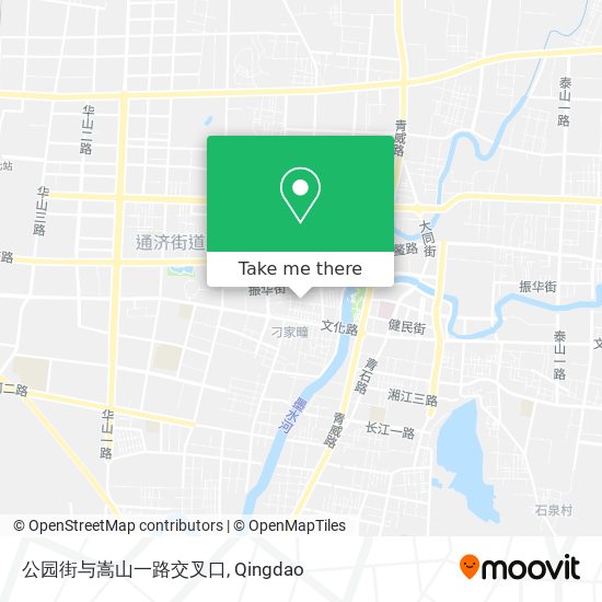 公园街与嵩山一路交叉口 map