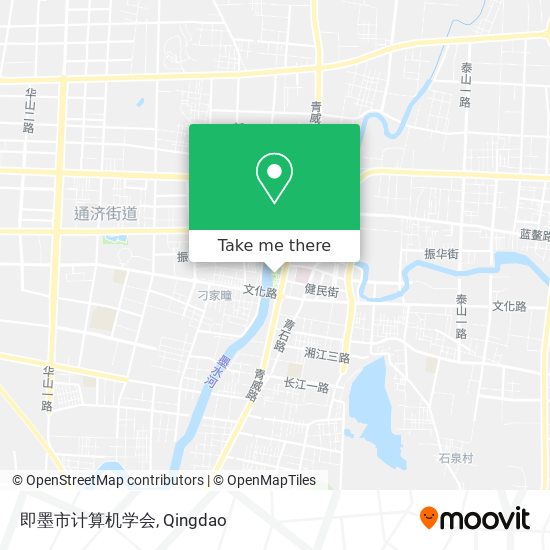 即墨市计算机学会 map