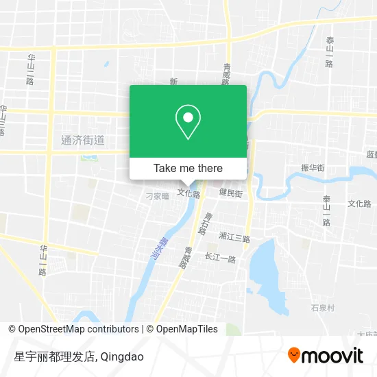 星宇丽都理发店 map